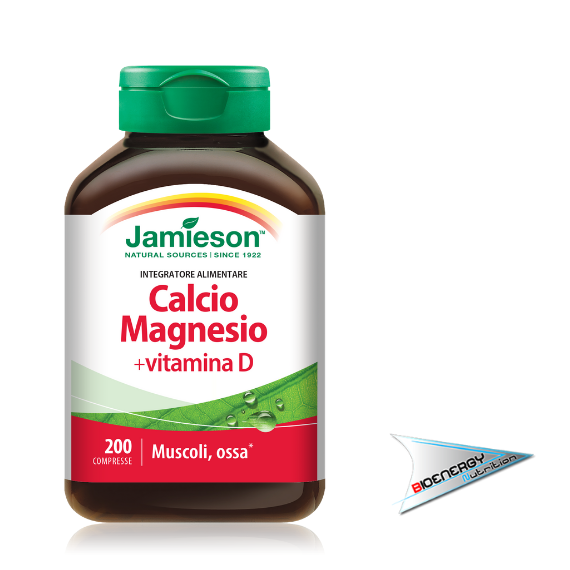 Jamieson-CALCIO MAGNESIO CON VITAMINA D (Conf. 200 cpr)     